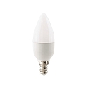 Lampe en forme de bougie LED ECOLUX DIM C35 dimmable E14 6W 470lm 2700K 200° CRI 80 gradable