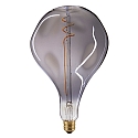 LED Decorative Spiral Filament light bulb GIANTLAMPE DROP TITAN, 230V, � 16.5cm / L 28cm, E27, 5W 2200K 90lm 360�, CRI 90