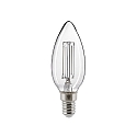 Ampoule à filament forme bougie 4,8W 470lm 2700K 300° CRI 90 gradable