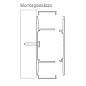 Profil de montage UP & DOWN 27 aluminium