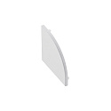 Embout CORNER 20 rond, ferm� blanche