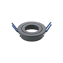 Lumi�re encastr�e RING rond, pivotant GU 5,3, couvert de poudre, noir  gradable