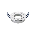 Lumi�re encastr�e RING rond, pivotant GU 5,3, aluminium poli gradable