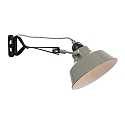 Luminaire mural NOV� rotatif, inclinable E27 IP20, vert, noir  gradable