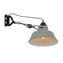 Mexlite Luminaire mural NOV� rotatif, inclinable E27 IP20, vert, noir  gradable