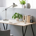 Lampe de table NOV� avec interrupteur, avec prise de courant, r�glable E27 IP20