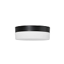 Plafonnier extérieur IKARO petit, rond, cylindrique IP44, acier brossé gradable
