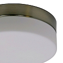 Steinhauer Steinhauer Wall and ceiling luminaire CEILING AND WALL Bathroom luminaire, 1 flame, glass 24 cm, silver