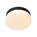 Plafonnier extérieur IKARO rond, cylindrique, médium IP44, acier brossé gradable