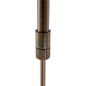 Steinhauer Steinhauer Pendant luminaire ZELENA LED, 3 flames, bronze