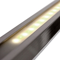 Steinhauer Luminaire � suspension ZELENA / 122CM haut bas, CCT Switch, r�glable, avec variateur tactile IP20, acier bross� gradable