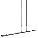 Steinhauer Luminaire � suspension ZELENA / 122CM haut bas, CCT Switch, r�glable, avec variateur tactile IP20, acier bross� gradable