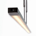 Steinhauer Luminaire � suspension ZELENA / 122CM haut bas, CCT Switch, r�glable, avec variateur tactile IP20, acier bross� gradable