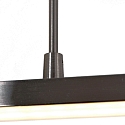 Steinhauer Luminaire � suspension ZELENA / 122CM haut bas, CCT Switch, r�glable, avec variateur tactile IP20, acier bross� gradable