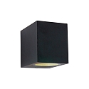 Steinhauer Luminaire mural d�ext�rieur LOGAN Bas, � 1 flamme, angulaire GU10 IP44, noir mat 