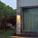 Steinhauer Luminaire mural d�ext�rieur LOGAN Bas, � 1 flamme, angulaire GU10 IP44, noir mat 