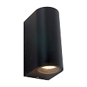 Luminaire mural d�ext�rieur LOGAN haut bas, � 2 flammes, rond GU10 IP44, noir mat 
