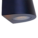 Steinhauer Luminaire mural d�ext�rieur LOGAN haut bas, � 2 flammes, conique GU10 IP44, noir mat 