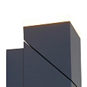 Steinhauer Luminaire mural d�ext�rieur JACK haut bas, � 2 flammes, angulaire, r�glable, commutable IP67, noir mat 