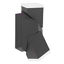 Steinhauer Luminaire mural d�ext�rieur JACK haut bas, � 2 flammes, angulaire, r�glable, commutable IP67, noir mat 