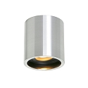 Downlight PÉLITE SPOT cylindrique, rigide, version pour montage en surface GU10 IP20, acier brossé gradable