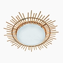 anne light & home Luminaire de plafond AURA rond IP20, beige, couleur naturelle gradable