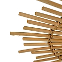 anne light & home Luminaire de plafond AURA rond IP20, beige, couleur naturelle gradable