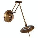 Steinhauer Luminaire mural ZODIAC LED � 1 flamme IP20, bronze, blanche gradable