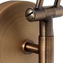 Steinhauer Luminaire mural ZODIAC LED � 1 flamme IP20, bronze, blanche gradable