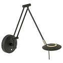 Luminaire mural ZODIAC avec bras articul�, avec prise de courant, direct / indirect, avec variateur tactile IP20