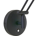 Steinhauer Steinhauer Wall luminaire ZODIAC LED, 1 flame, black