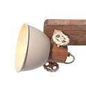 Mexlite ceiling luminaire GEARWOOD E27 IP20, dimmable