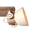 Mexlite ceiling luminaire GEARWOOD E27 IP20, dimmable
