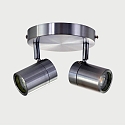 Mexlite Mexlite Spot, 2 flames. GU10, IP44, steel