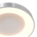 Steinhauer ceiling luminaire RINGLEDE - � 38CM round, medium, direct / indirect IP20, silver brushed dimmable