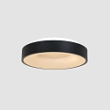 Steinhauer Luminaire de plafond RINGLEDE - � 38CM rond, m�dium, direct / indirect IP20, noir mat gradable