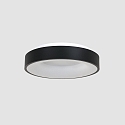Steinhauer Luminaire de plafond RINGLEDE - � 38CM rond, m�dium, direct / indirect IP20, noir mat gradable