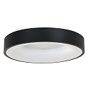 Luminaire de plafond RINGLEDE - � 48CM grand, rond, direct / indirect IP20, noir mat gradable