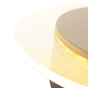 wall and ceiling luminaire LIDO round, adjustable, indirect, perforated IP20, black matt dimmable