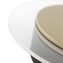wall and ceiling luminaire LIDO round, adjustable, indirect, perforated IP20, black matt dimmable