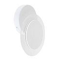 Steinhauer Applique et plafonnier LIDO rond, réglable, indirect, perforé IP20, blanc mat gradable