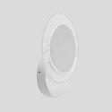 Steinhauer Applique et plafonnier LIDO rond, réglable, indirect, perforé IP20, blanc mat gradable