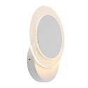 Steinhauer Applique et plafonnier LIDO rond, réglable, indirect, perforé IP20, blanc mat gradable