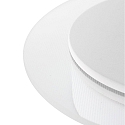 Steinhauer Applique et plafonnier LIDO rond, réglable, indirect, perforé IP20, blanc mat gradable