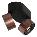Mexlite ceiling luminaire FEZ BLACK IP20, dimmable
