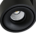 Mexlite Luminaire de plafond FEZ à 2 flammes, ovale, pivotant, rotatif, reculer IP20, noir mat gradable