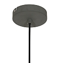 Steinhauer Luminaire � suspension KRISIP Bas, � 1 flamme, plat E27 IP20, gris, mat gradable