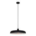 Luminaire � suspension KRISIP Bas, � 1 flamme, plat E27 IP20, noir mat gradable