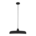 Steinhauer Luminaire � suspension KRISIP Bas, � 1 flamme, plat E27 IP20, noir mat gradable