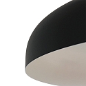 Steinhauer Luminaire � suspension KRISIP Bas, � 1 flamme, plat E27 IP20, noir mat gradable
